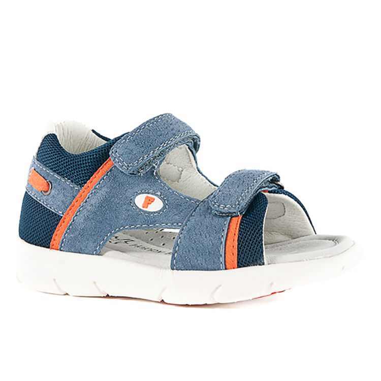 Picture of B145840  LEATHER COMFORTABLE INSOLE GREY BOYS SANDALS/SHOES